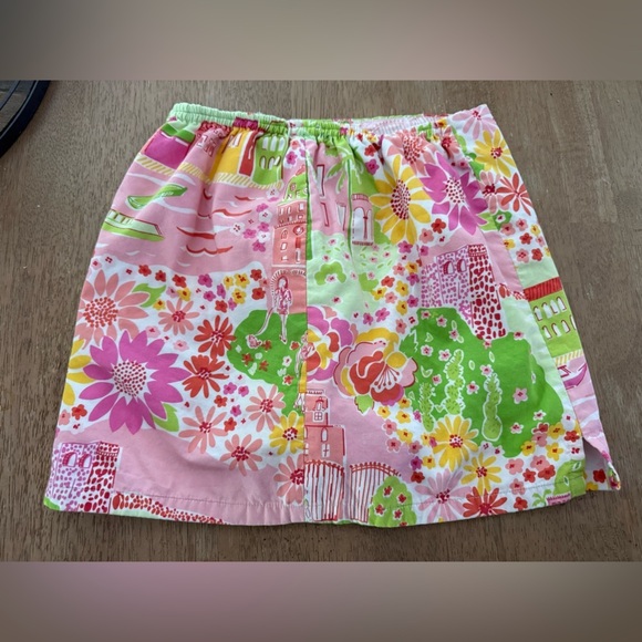 Lily Pulitzer vintage Negresco French Riviera Pink Green size 6 - Picture 3 of 4